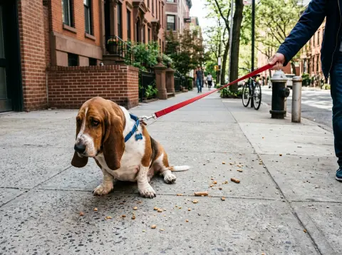 Adopted Dog Won't Walk on a Leash: Training Tips