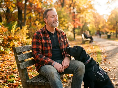 Dogs for Veterans With PTSD: Adoption and Training