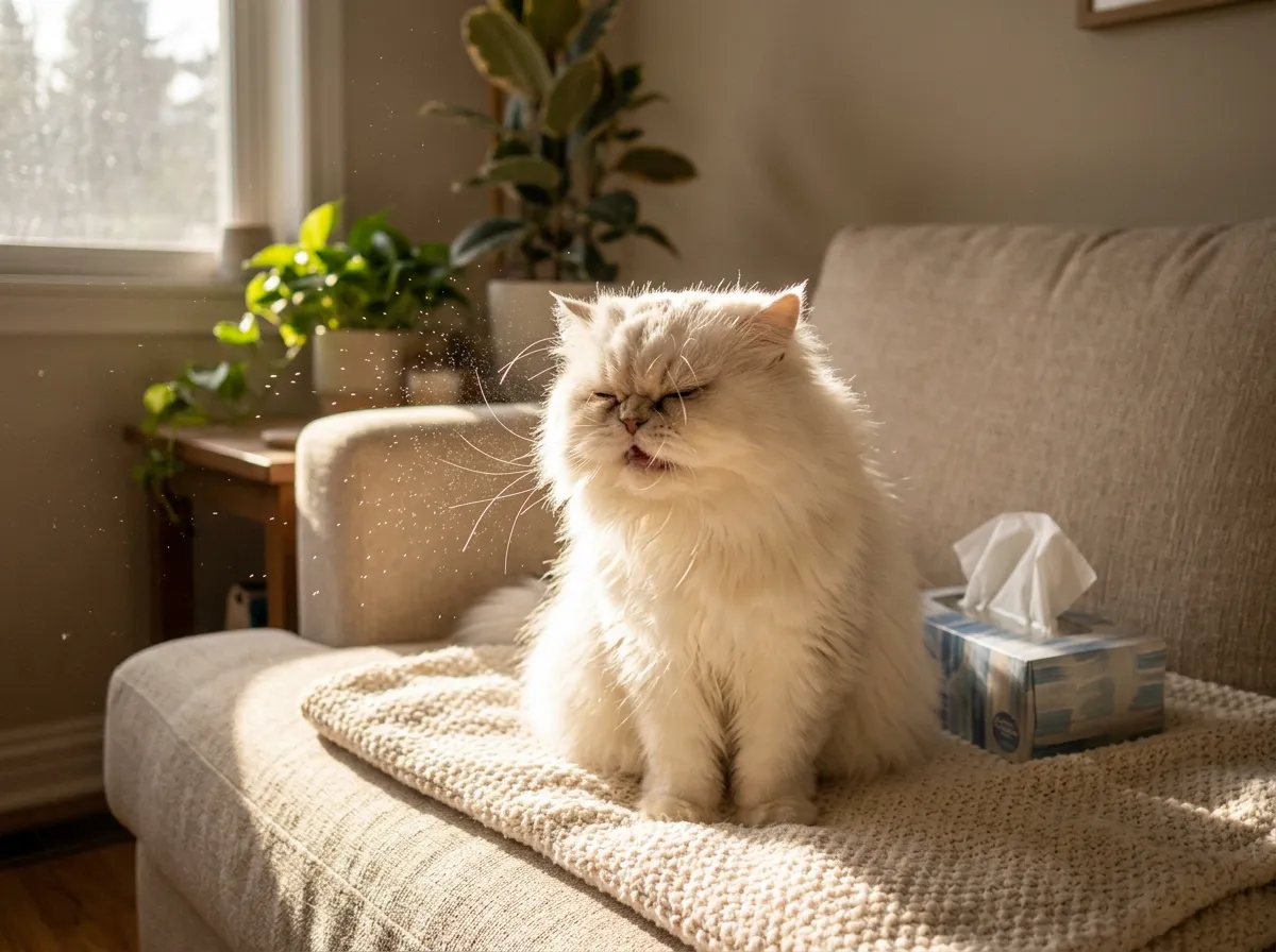 Why Is My Cat Sneezing So Much? Common Causes