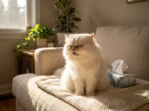 Why Is My Cat Sneezing So Much? Common Causes
